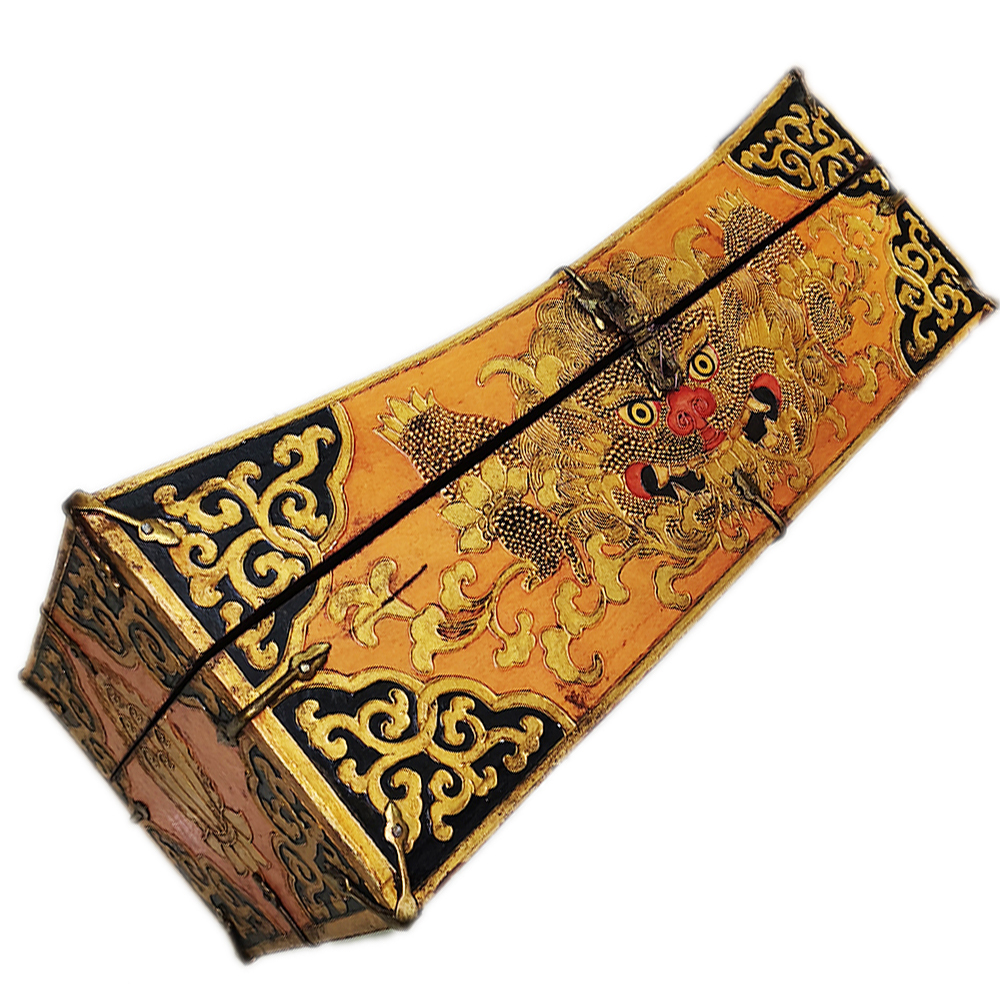 珍寶箱{尼泊爾手工木雕}50cm【十方】125924