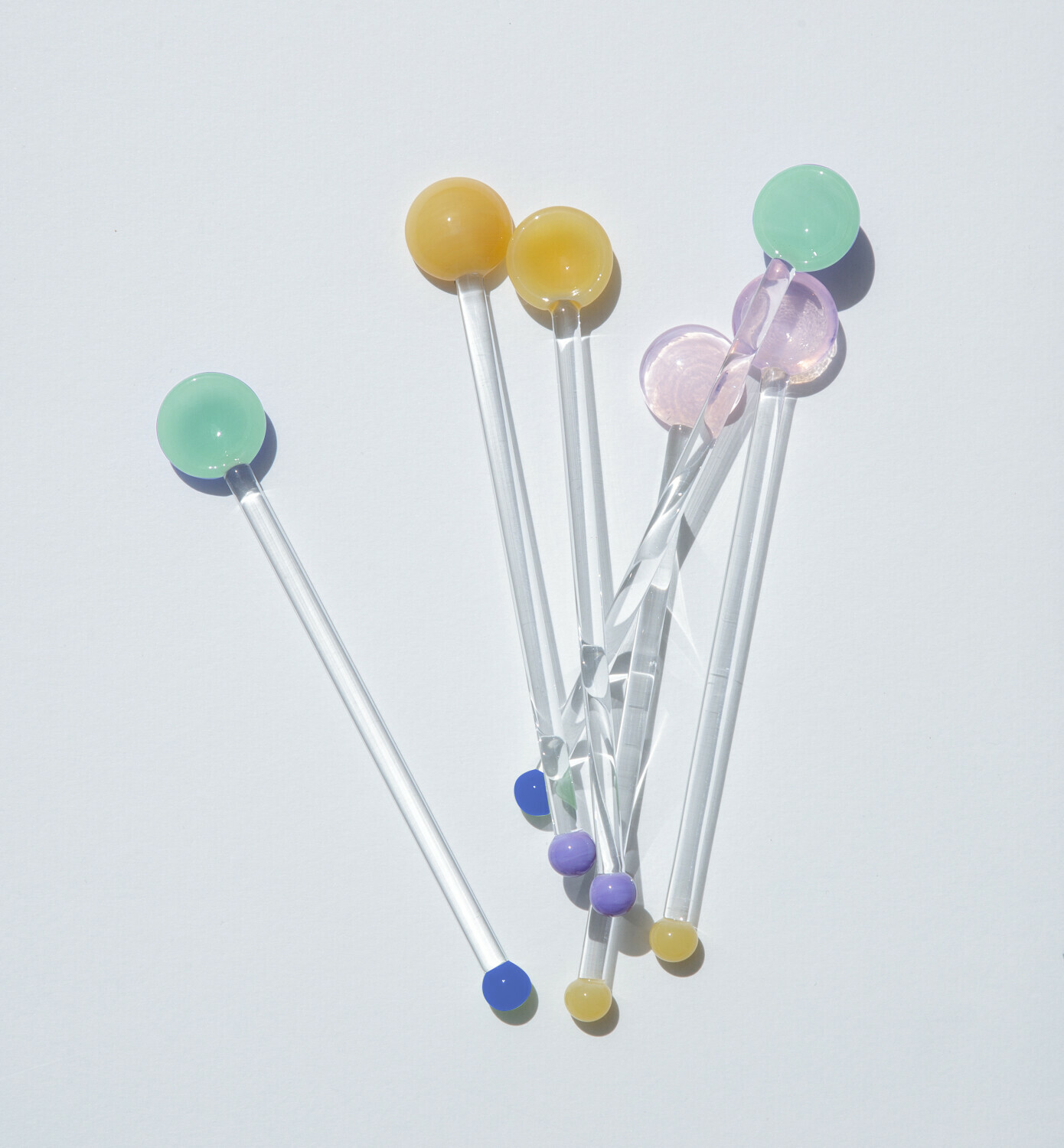 太空飄浮 撞色 玻璃攪拌棒｜日本CDF ètendue