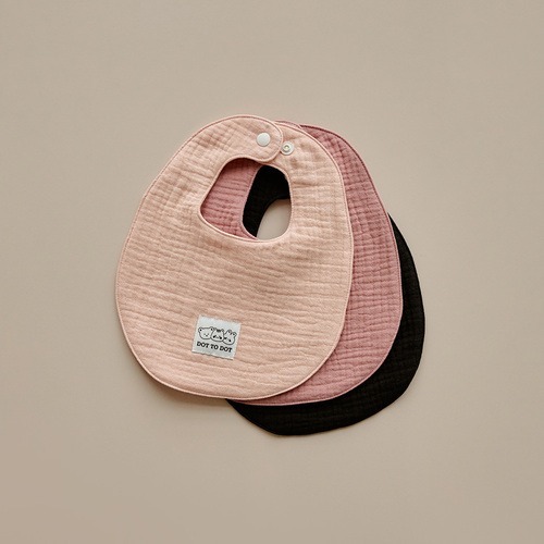 Rainbow10色6重棉紗圍嘴