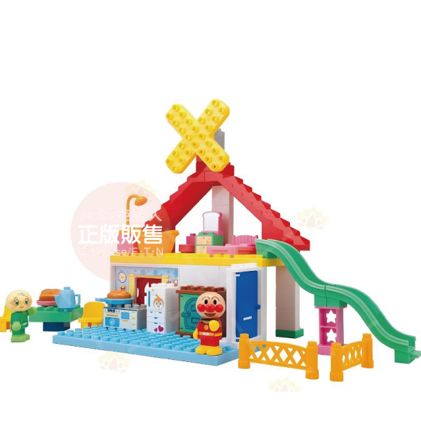 麵包工廠與溜滑梯小屋積木樂趣箱