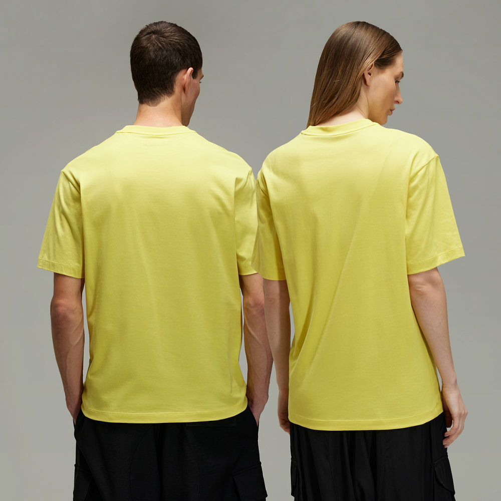 【 Y-3 M REG SS TEE 短T - 月光黃 】