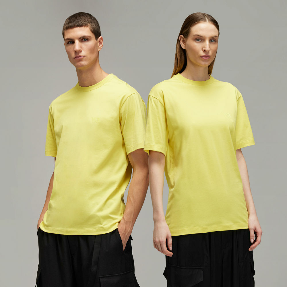 【 Y-3 M REG SS TEE 短T - 月光黃 】
