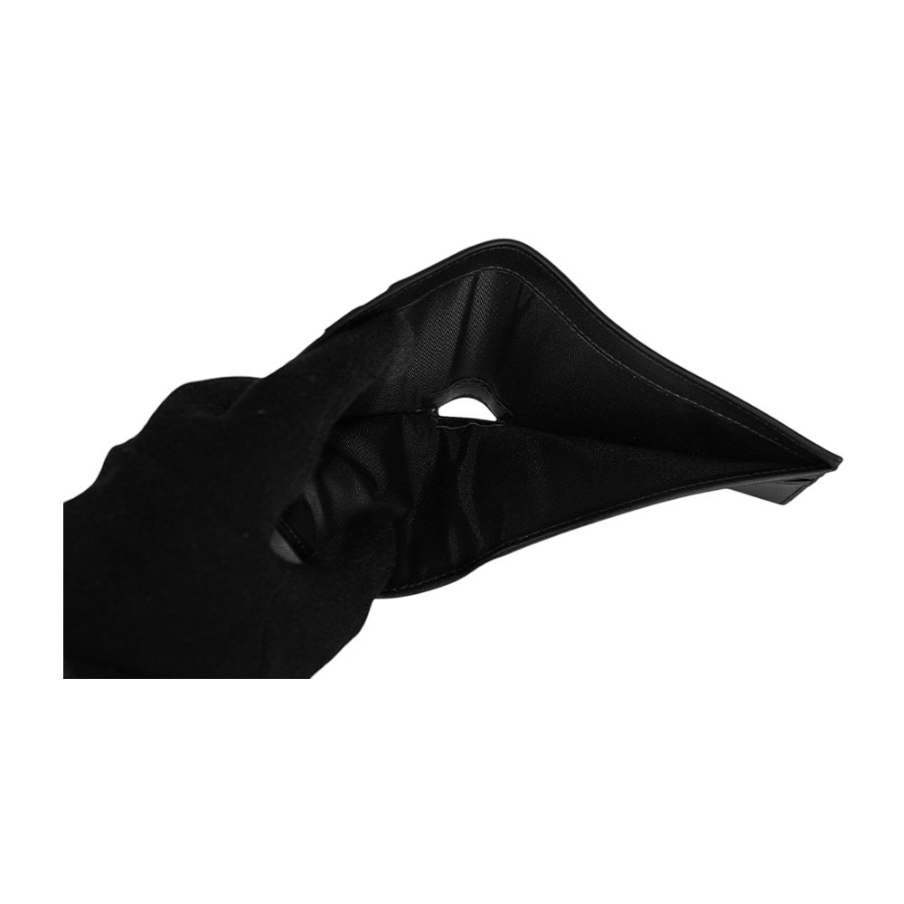 【BALLY】Mythos 紅白條紋再生牛皮對開6卡短夾(黑色) 6308572