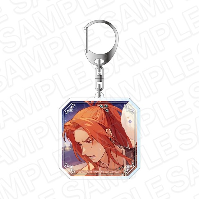 新世界狂歡日版閃閃壓克力鑰匙圈-啖天