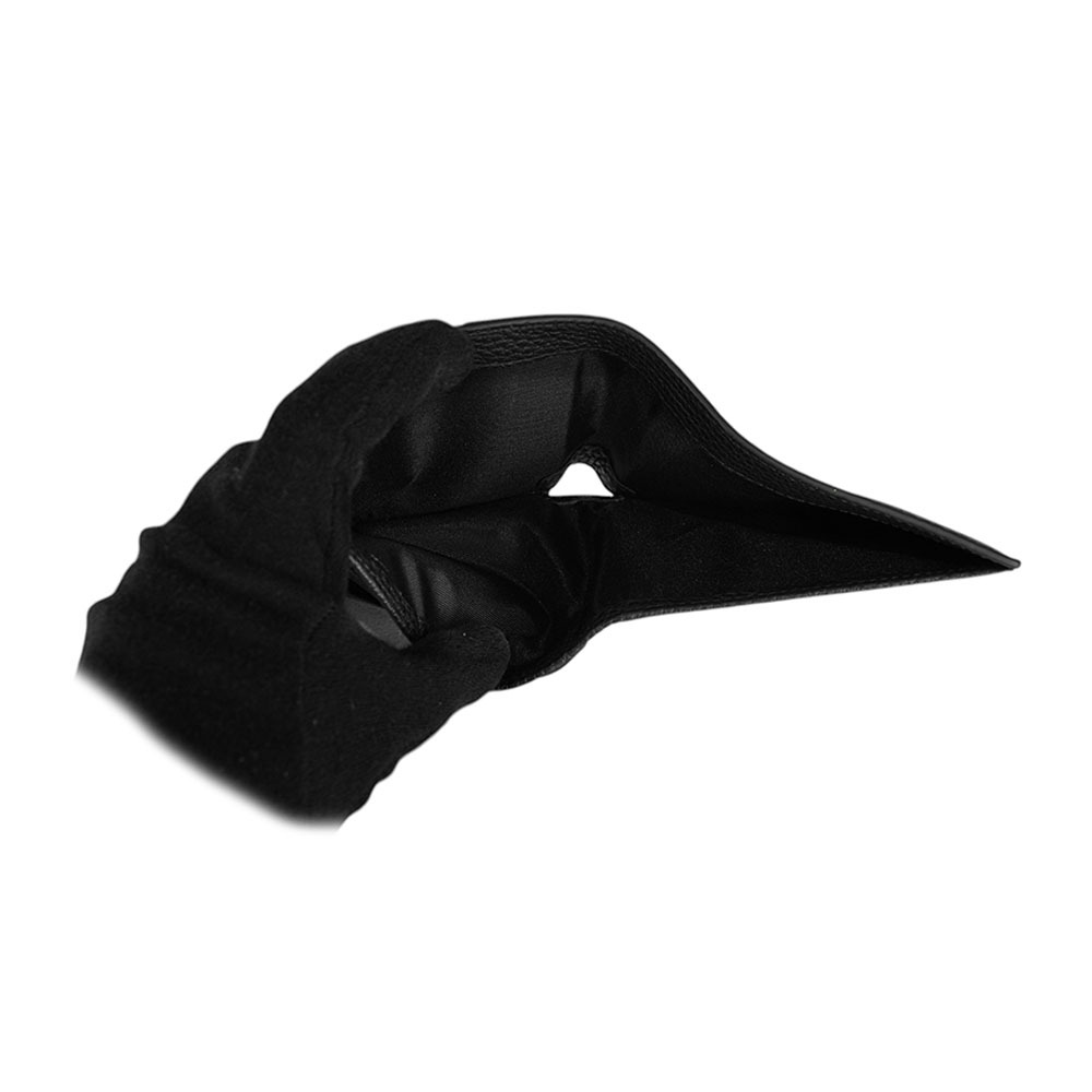 【BALLY】Ribbon 紅白條紋牛皮對開證件照短夾(黑色) 6307080