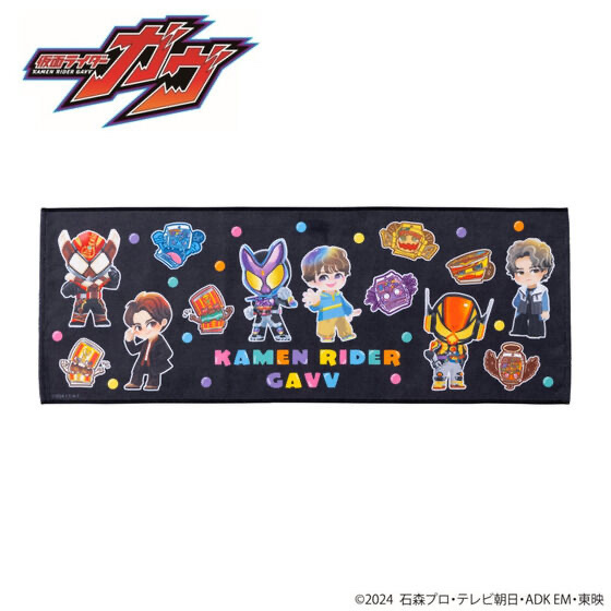 228720 Pbandai 預訂 2025/5月 仮面ライダーガヴ　デフォルメ　フェイスタオル