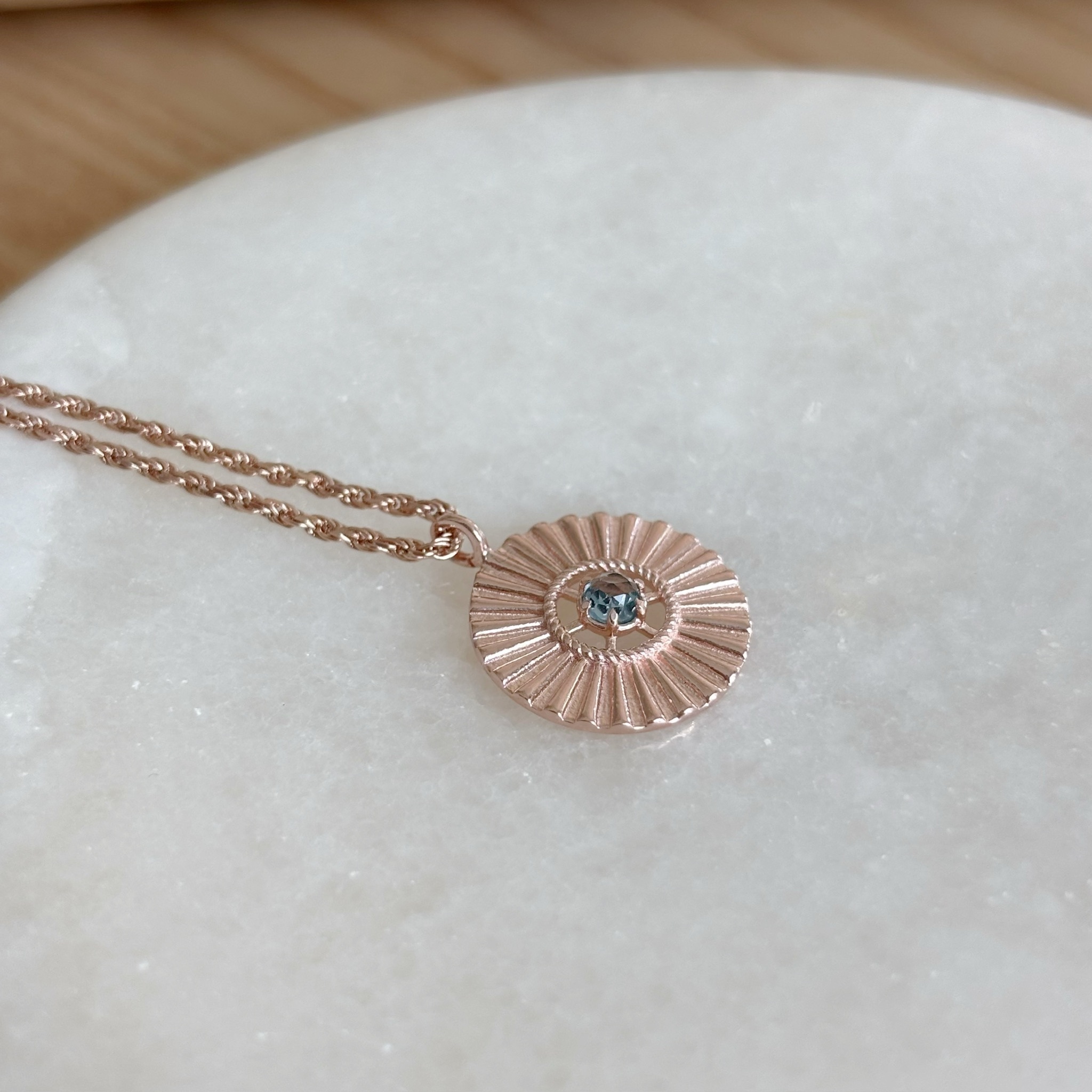 Sunflaire倫敦托帕石水波紋項鍊