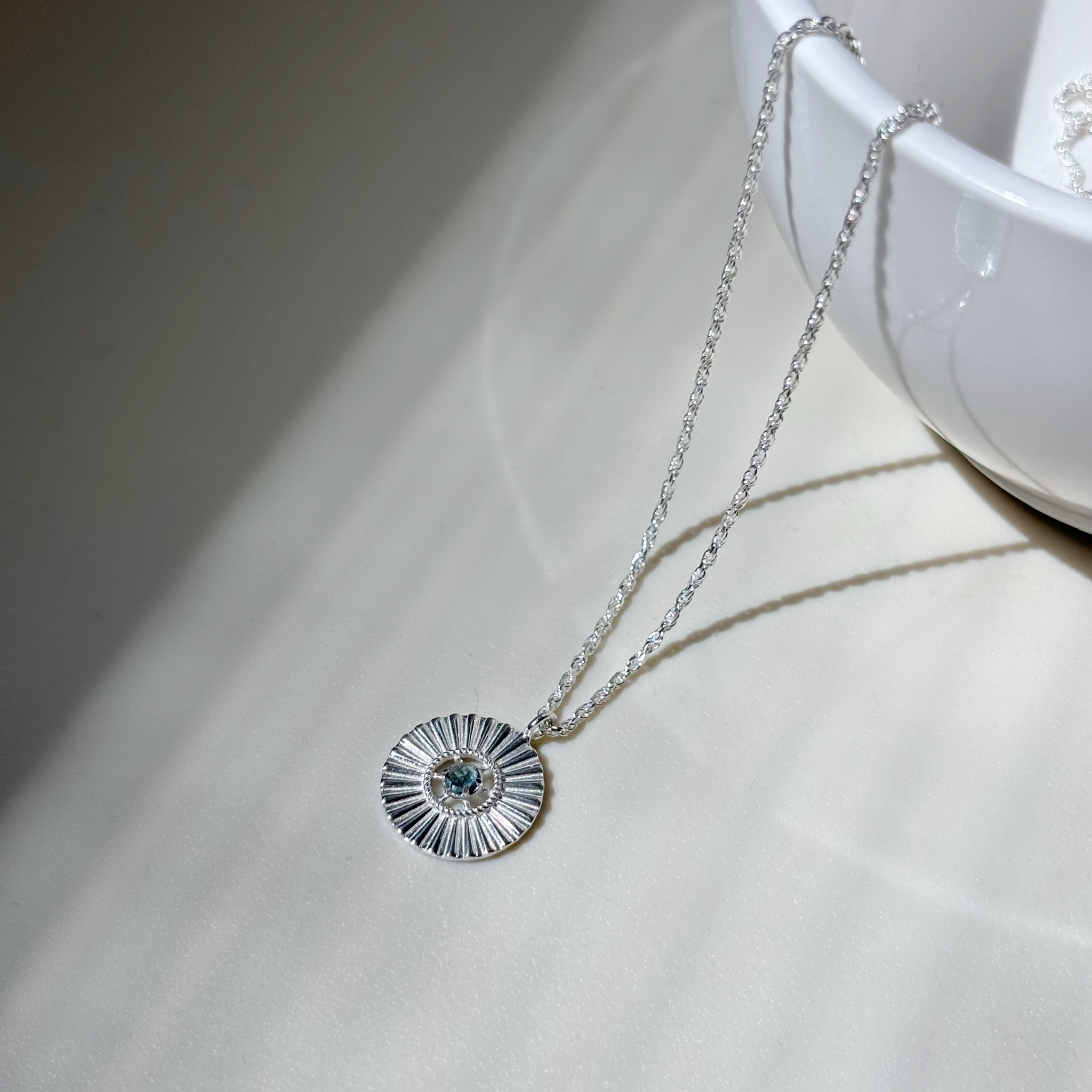 Sunflaire倫敦托帕石水波紋項鍊