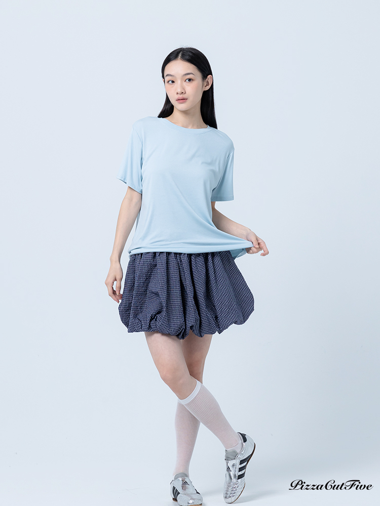 [兩件999]涼感素色圓領短袖上衣 PizzaCutFive PCF262404033