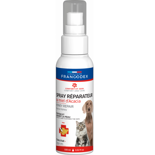 Francodex 貓狗合用 蜂蜜皮膚修復乳液100ml