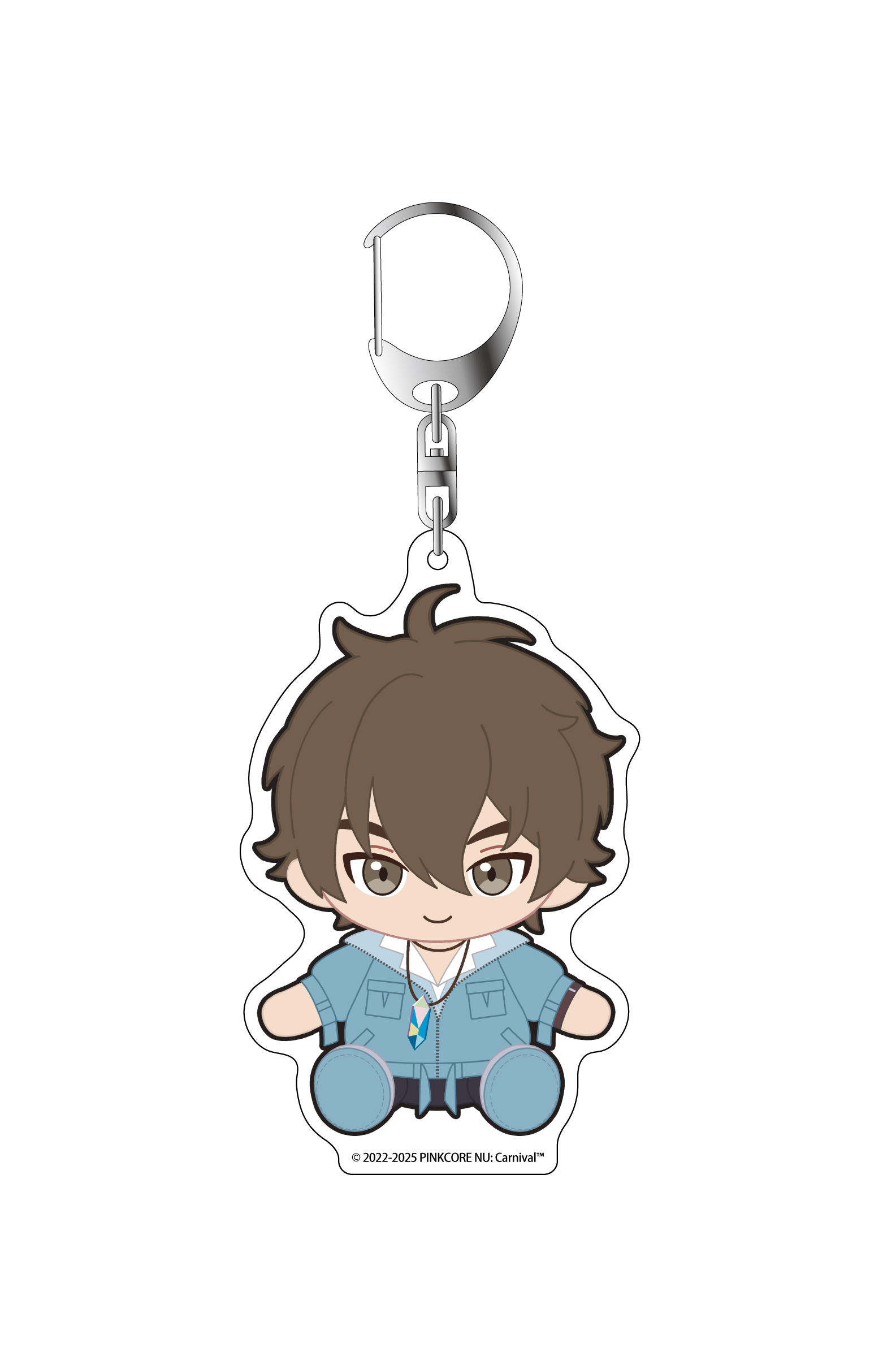 新世界狂歡日版布偶風格閃閃壓克力鑰匙圈-伊得