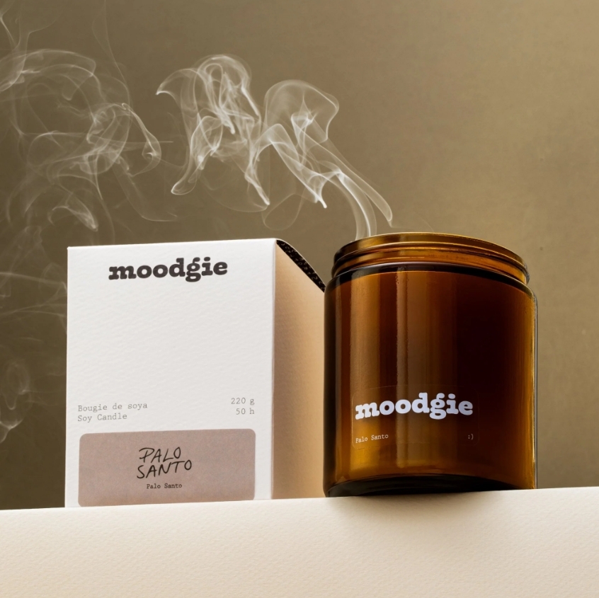 moodgie 香氛蠟燭  - 祕魯聖木 Palo Santo Soy Candle
