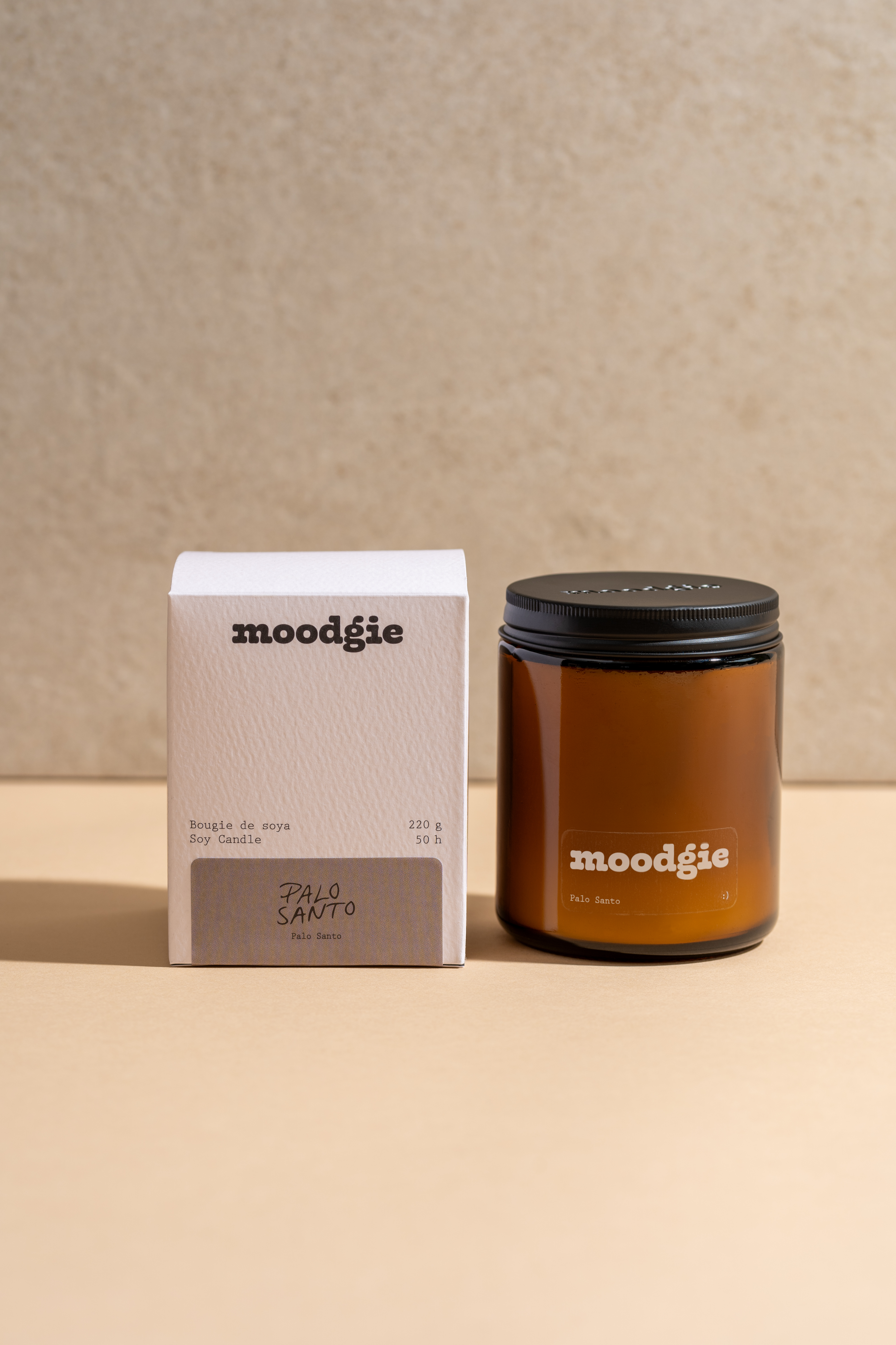 moodgie 香氛蠟燭  - 祕魯聖木 Palo Santo Soy Candle