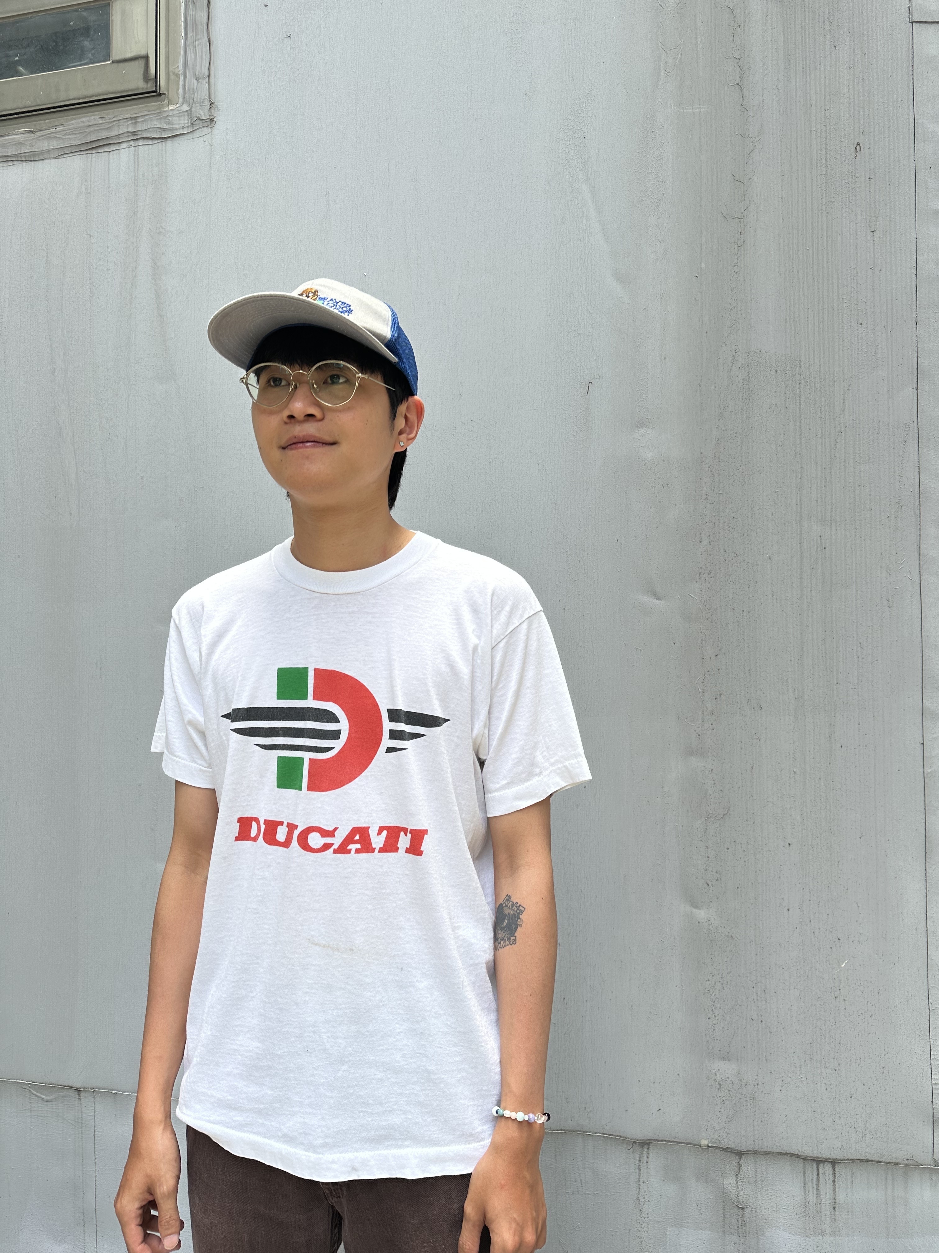 80s DUCATI Print Tee Made in USA