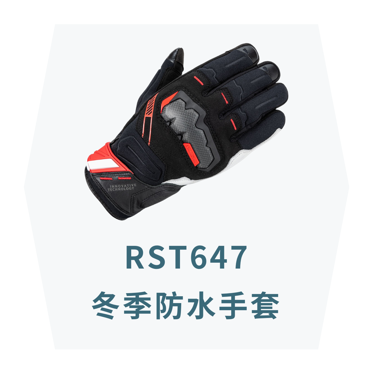 RS-TAICHI】RST647 ARMED WINTER GLOVES 冬季防摔手套/防寒手套/防潑水手套