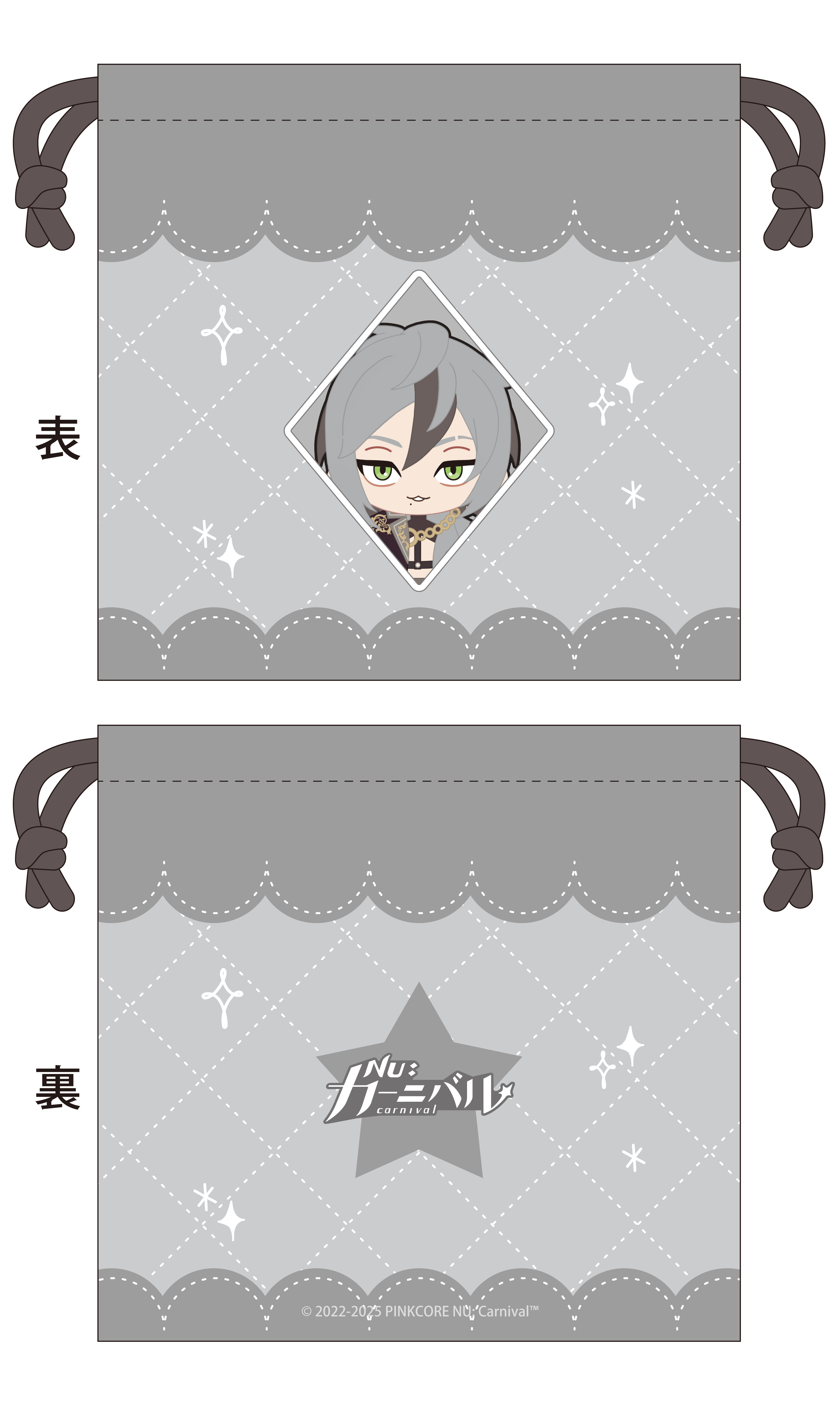 新世界狂歡日版布偶風格束口袋-歛