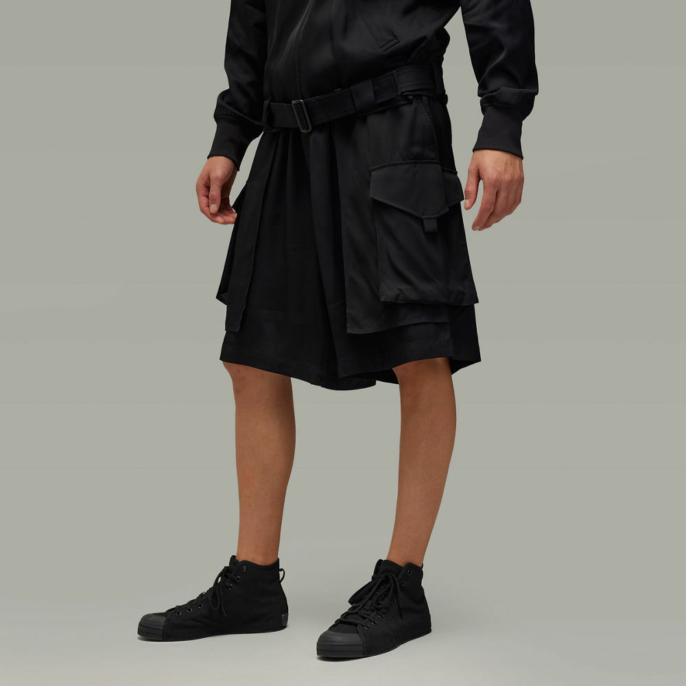 【 Y-3 M RYTWILL SHORT 多口袋工裝短褲 - 黑 】