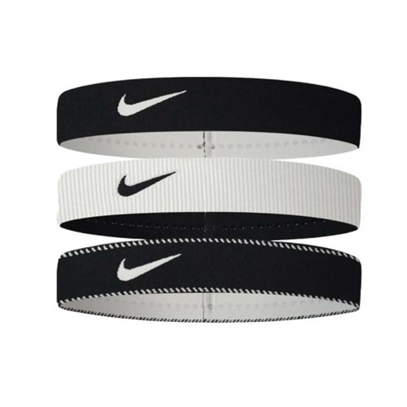 NIKE FLEX CLASSIC 寬版頭帶 運動 黑白色 N1011932036OS [台灣現貨]