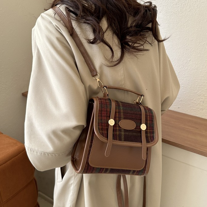 British Vintage College-Style Backpack