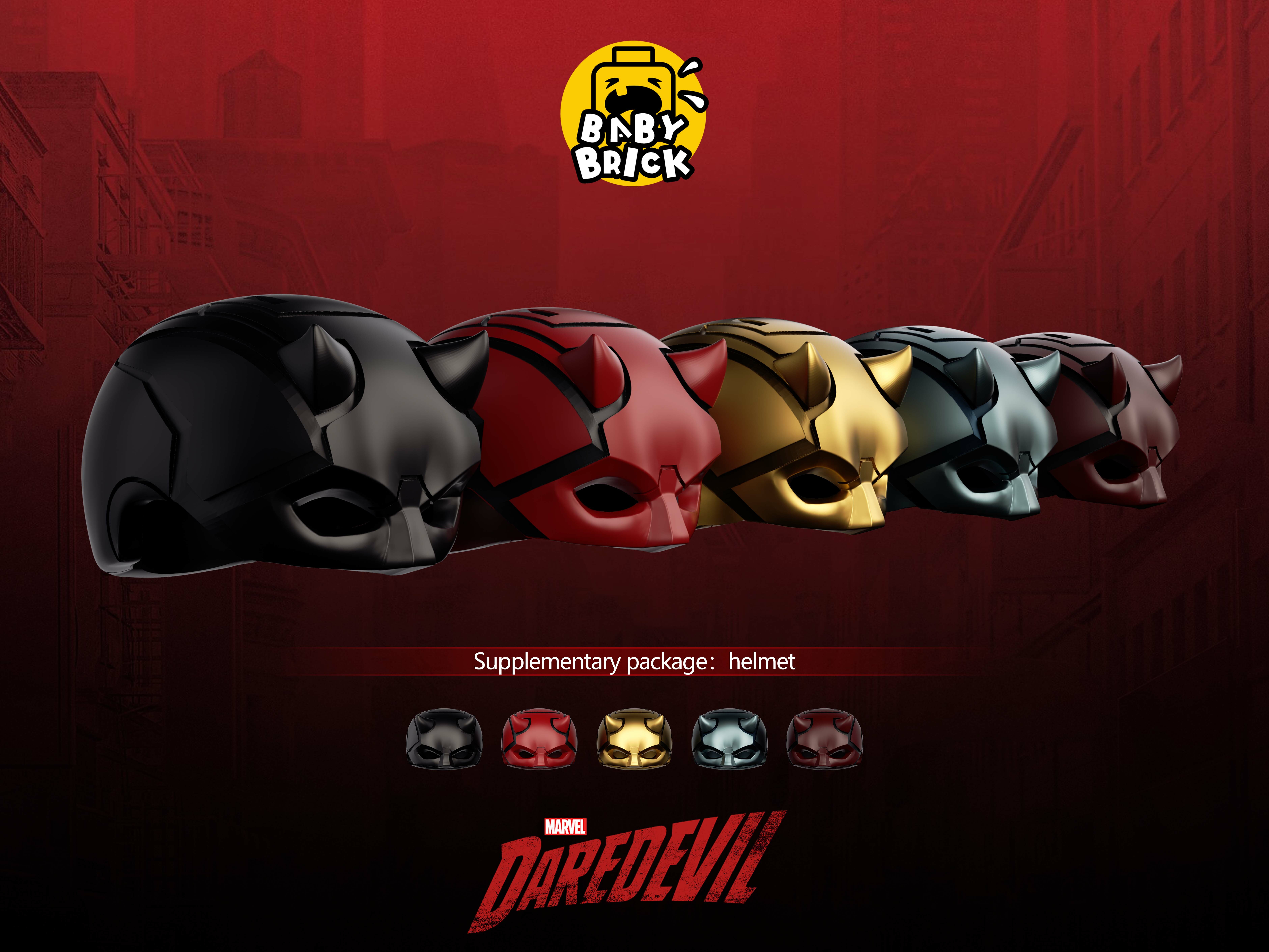 [Baby Brick][InStock] Daredevil Set [PADprinted]