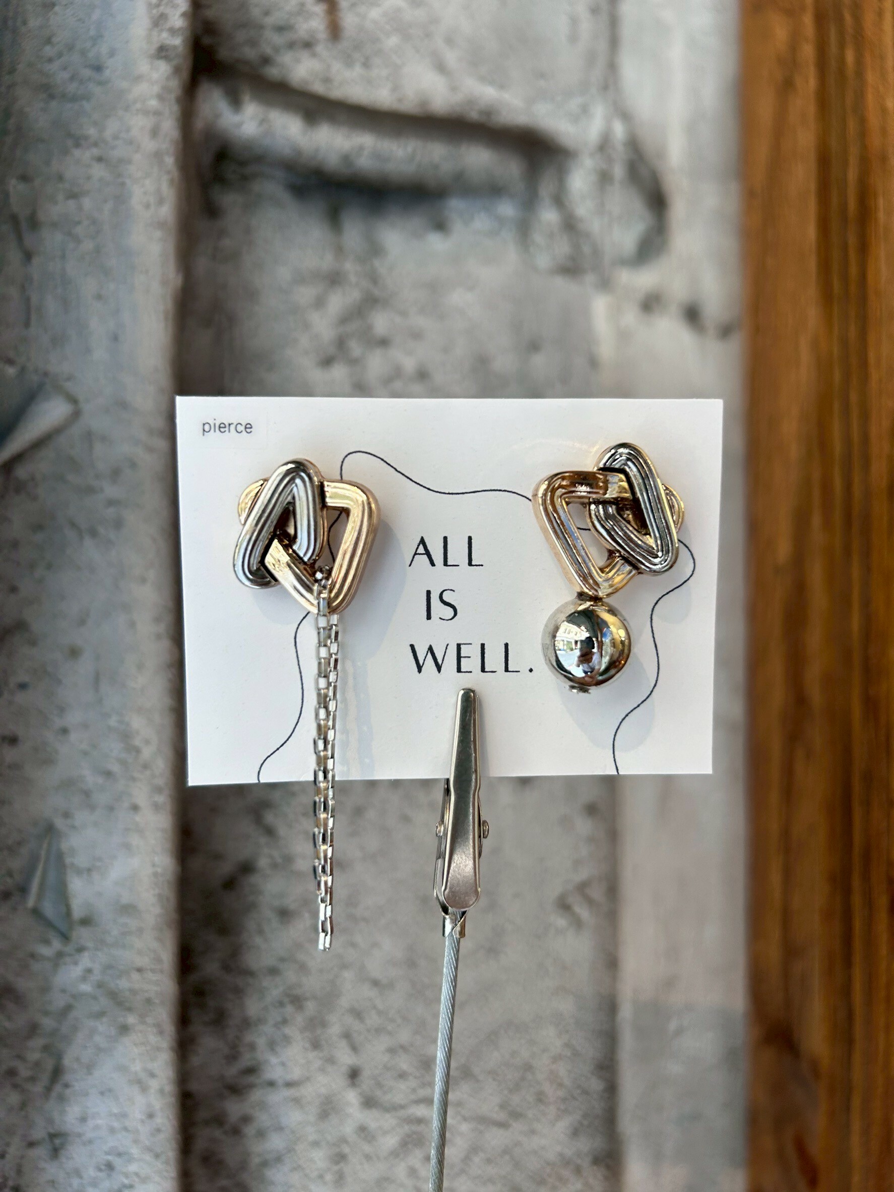 [ALL IS WELL.] mood. | 金銀雙色 | 耳夾 | NO.2