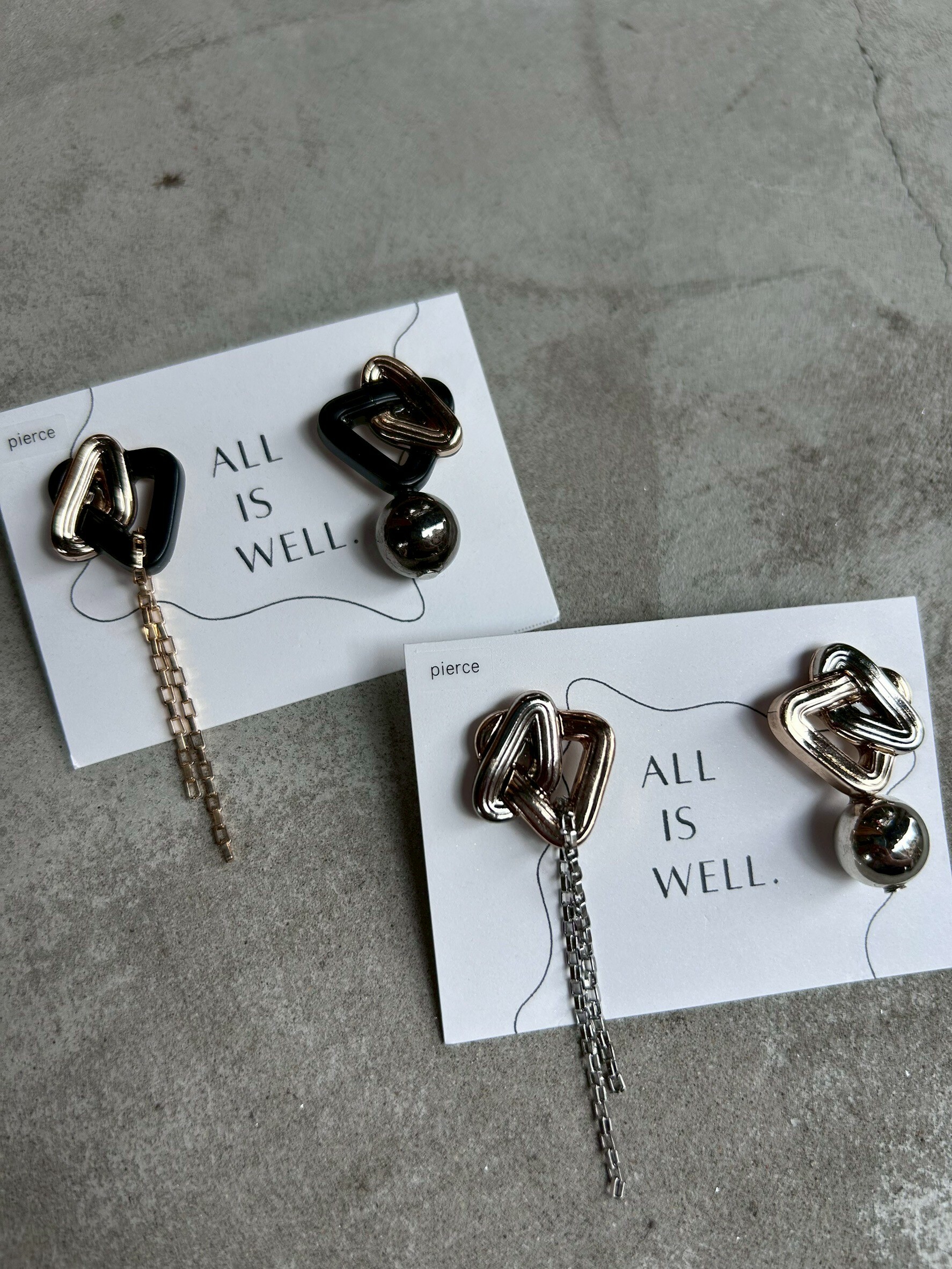 [ALL IS WELL.] mood. | 金銀雙色 | 耳夾 | NO.2