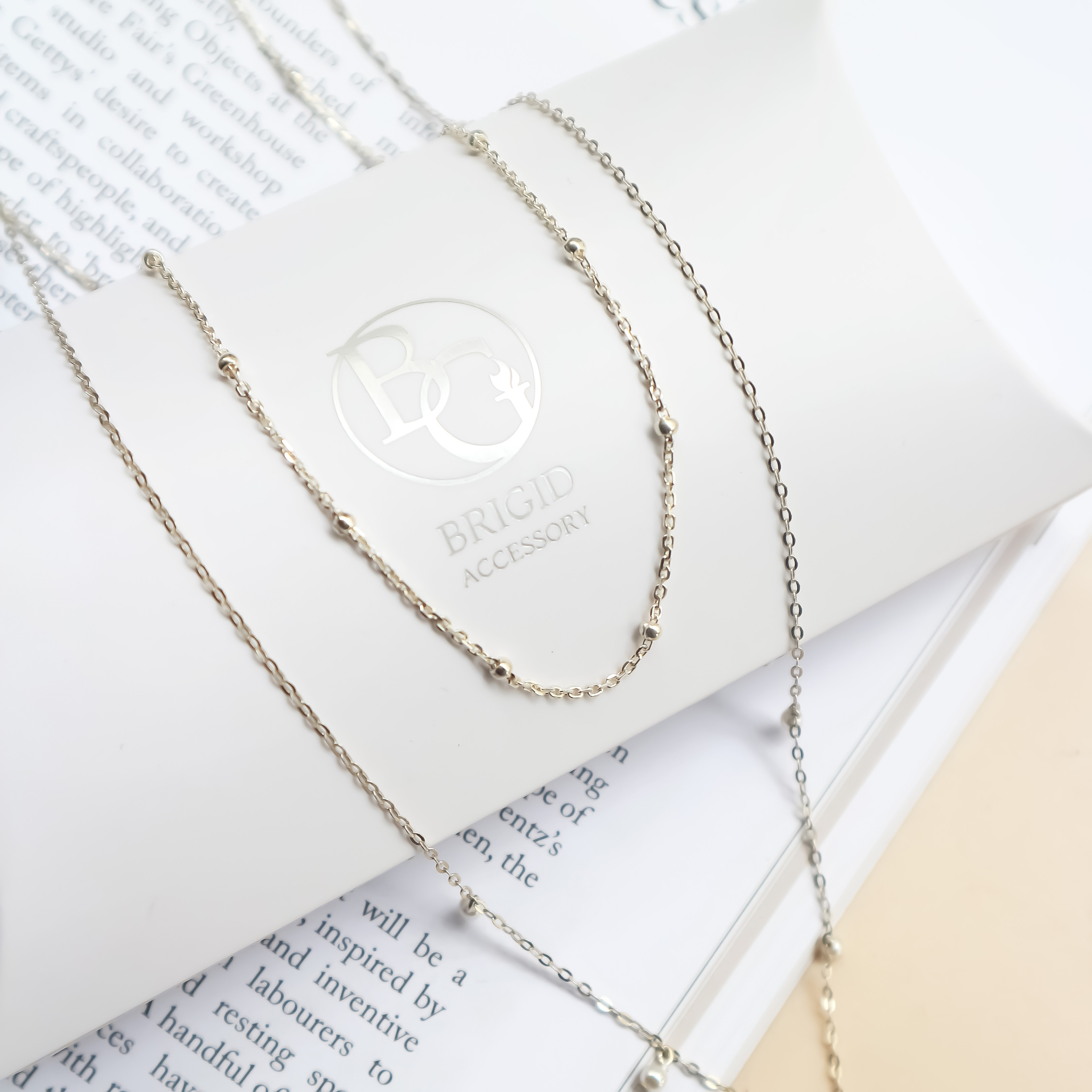 雪精靈 Y字雙鍊項鍊