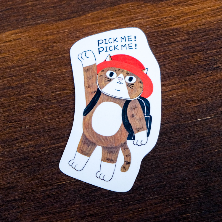 鳥控 bird cone｜防水貼紙｜PICK ME