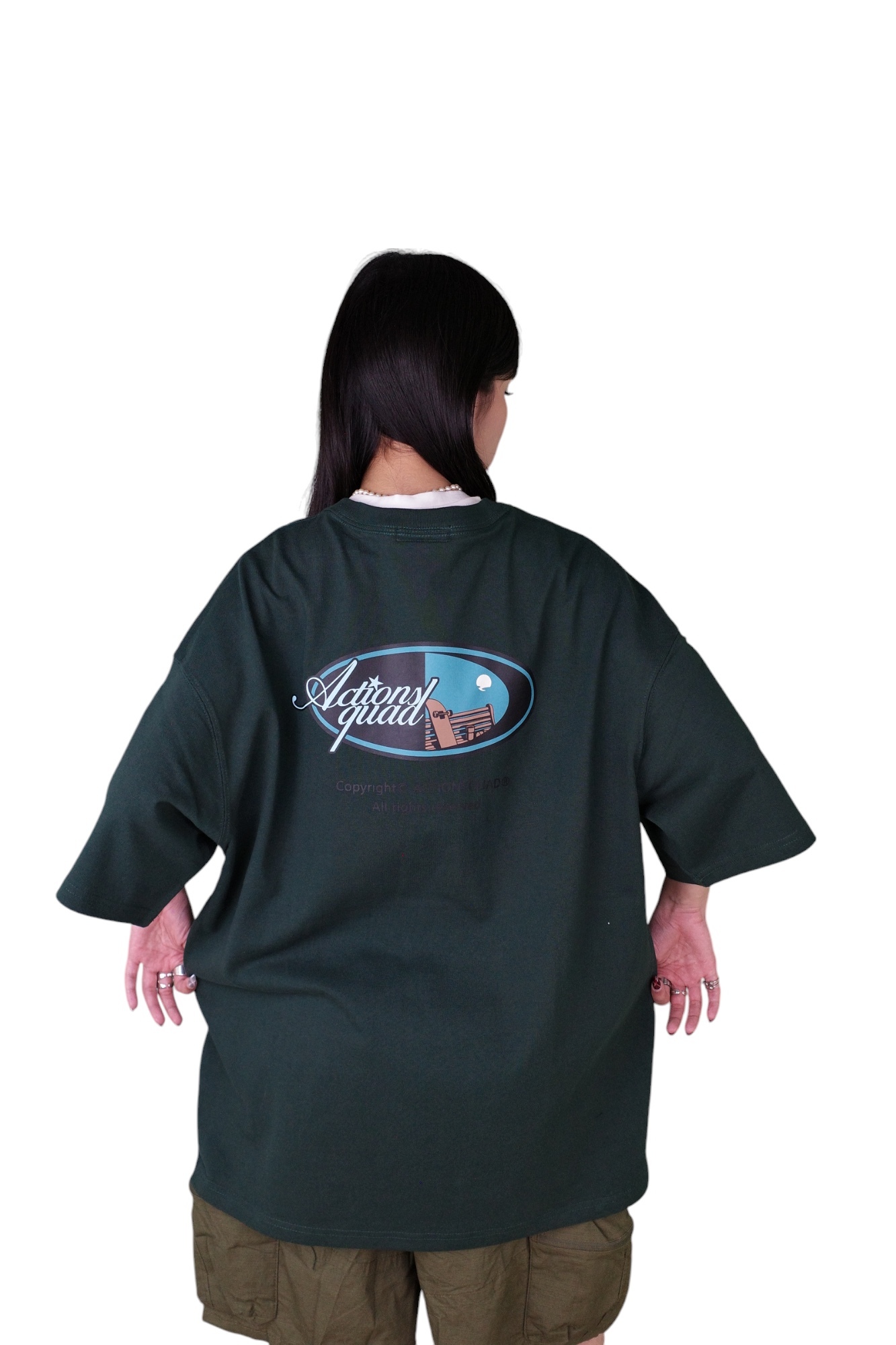 『Always_Good』滑板 重磅 印花 短T