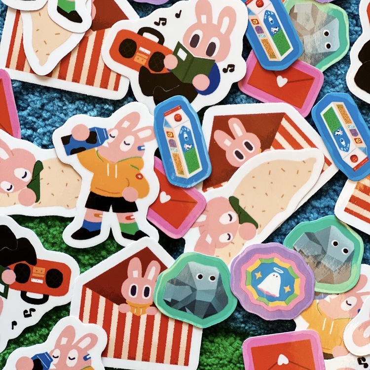 Raimochi｜貼紙包｜馬斯洛系列｜8入