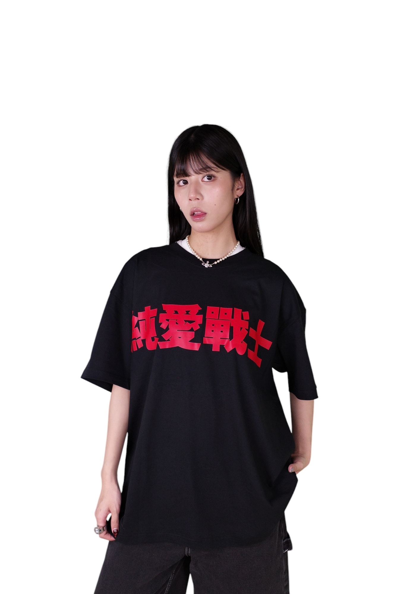 『Always_Good』純愛大戰士 中文字 印花 短T