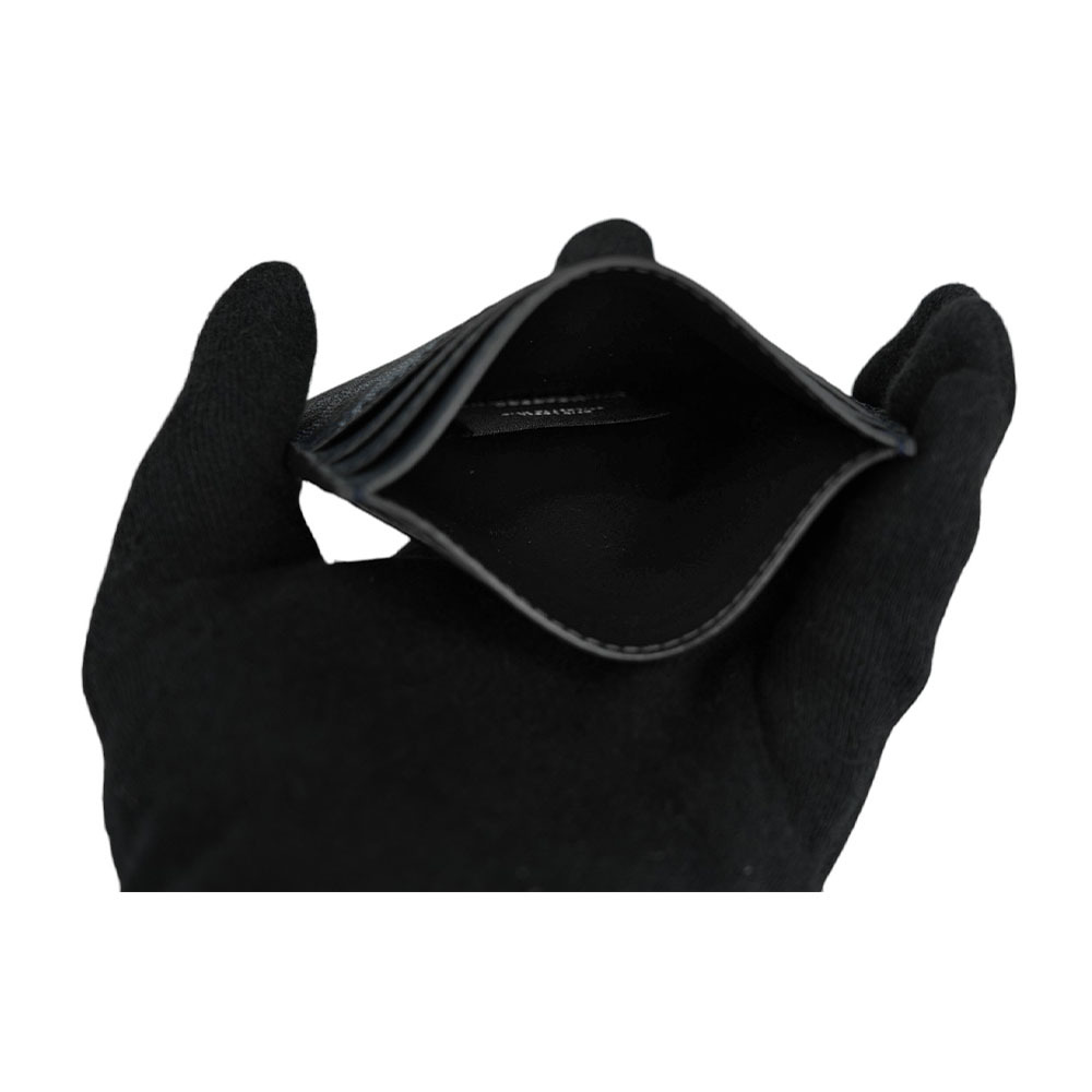 【FENDI】Diagonal FF Logo 帆布及皮革6卡卡片夾/名片夾(牛仔藍) 7M0164 ASIC F1O97