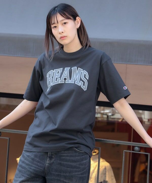 日本 Beams x Champion 別注 BEAMS Logo T-Shirt