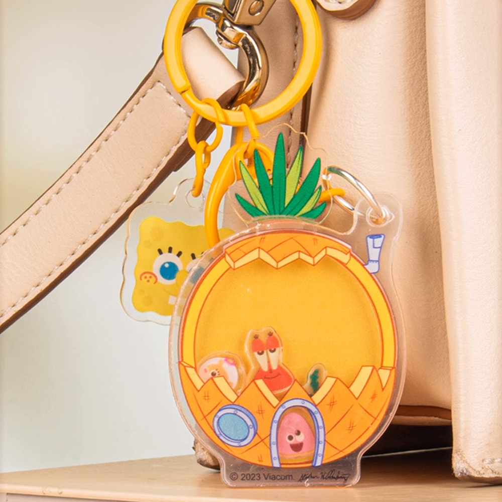 海綿寶寶卡通形象產品-DIY搖搖樂系列-輕巧掛飾(隨機一款)