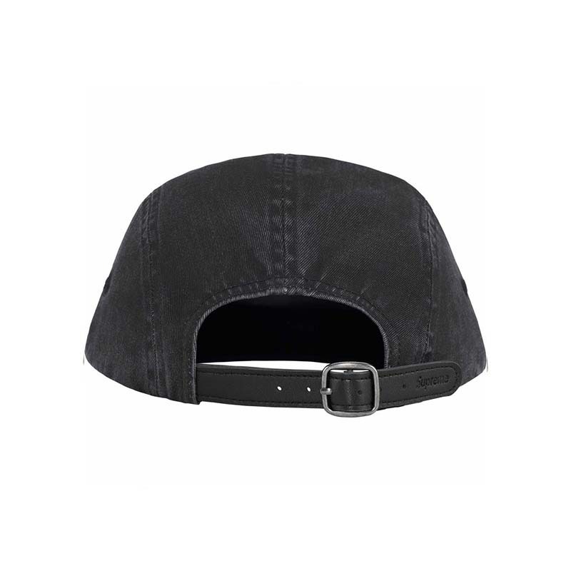Supreme Washed Chuno Twill Camp Cap 帽子 黑色 SS25H40-BK [台灣現貨]