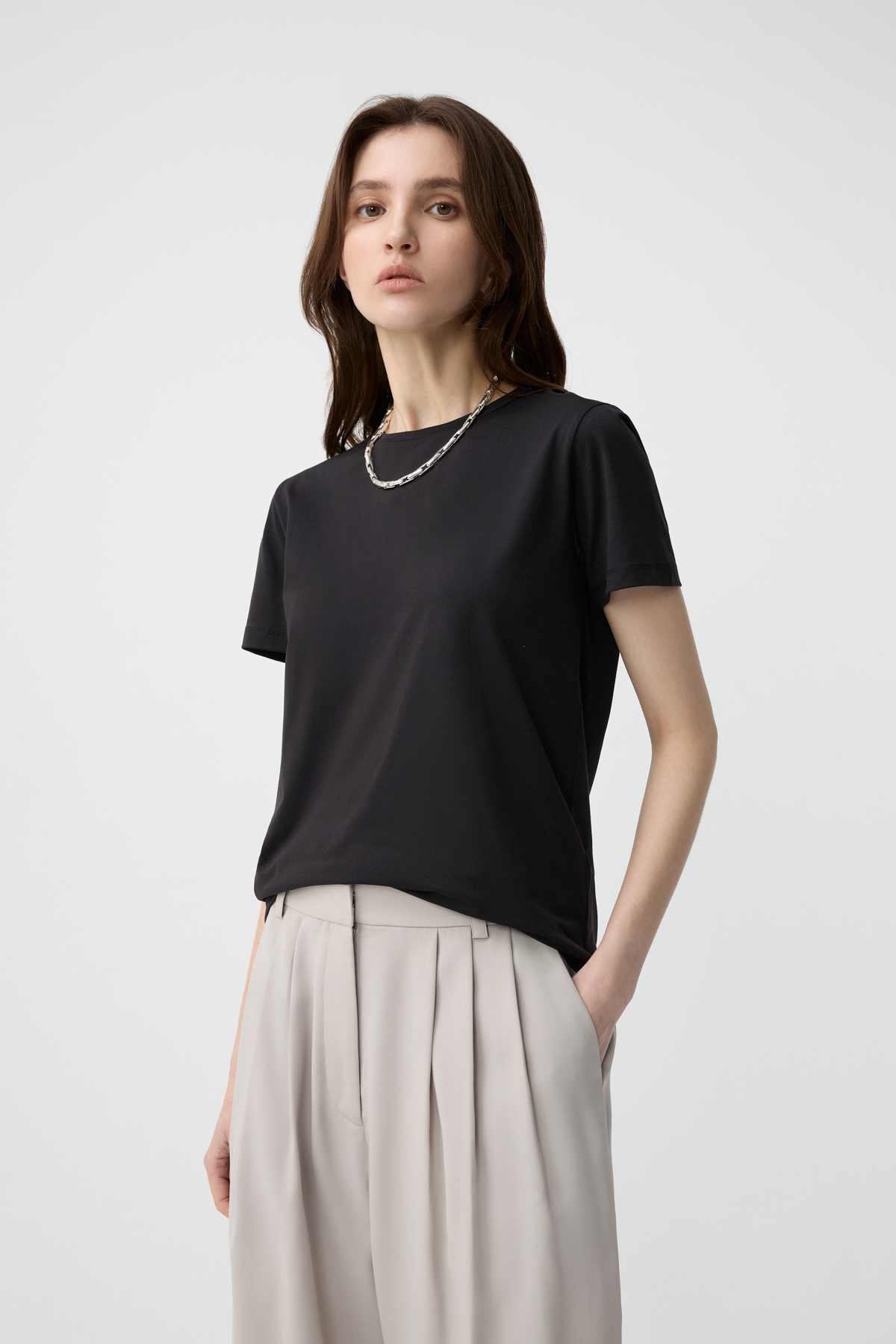 MONO 3.0 短袖圓領T-SHIRT 女（黑色）