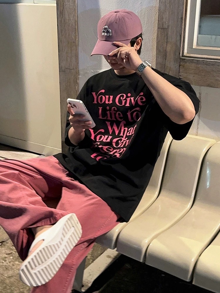 SIMPLEACTION YOU GIVE短袖上衣