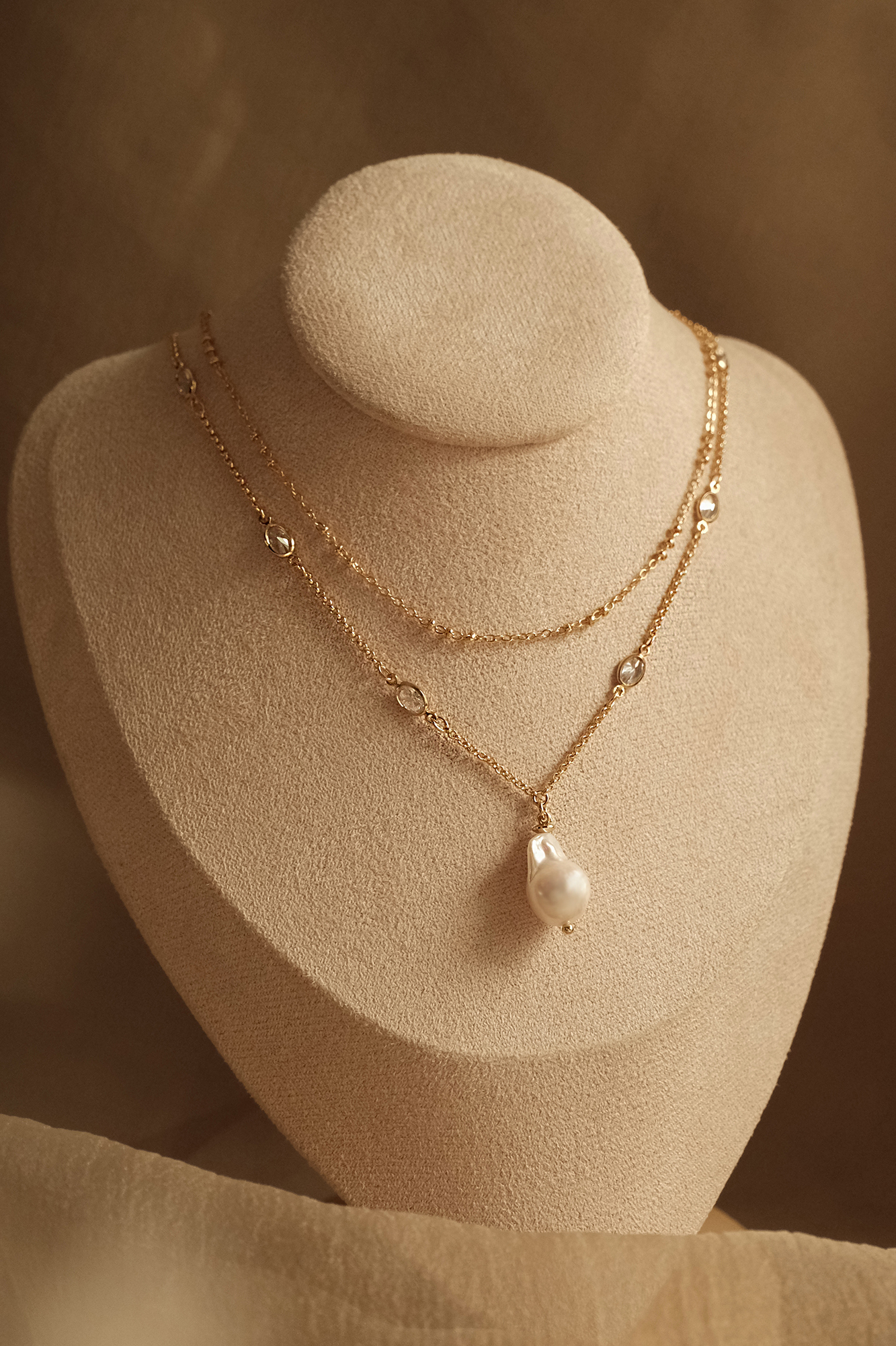 18KGP 雲河漫遊項鍊