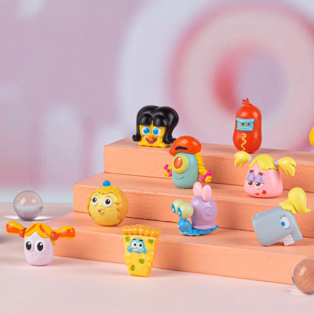 海綿寶寶卡通形象產品-萌物系列(3入)(隨機一款)