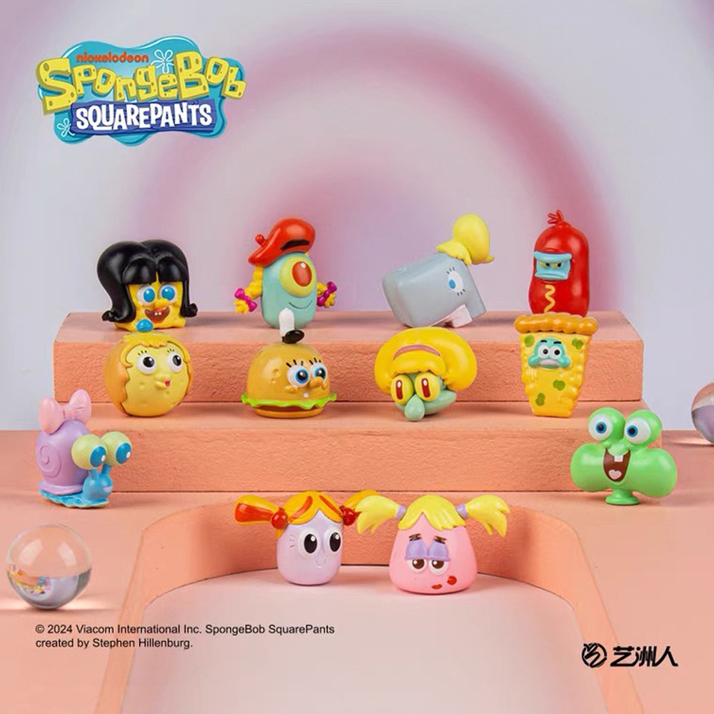 海綿寶寶卡通形象產品-萌物系列(3入)(隨機一款)