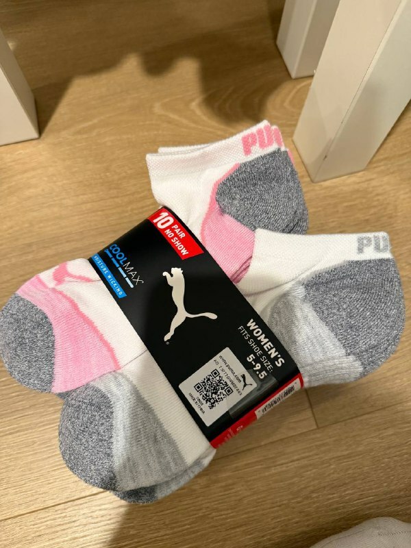 [USW] PUMA 1489814 10 PAIR NO SHOW WOMEN'S SOCK, 888822104980 (UZZ468)