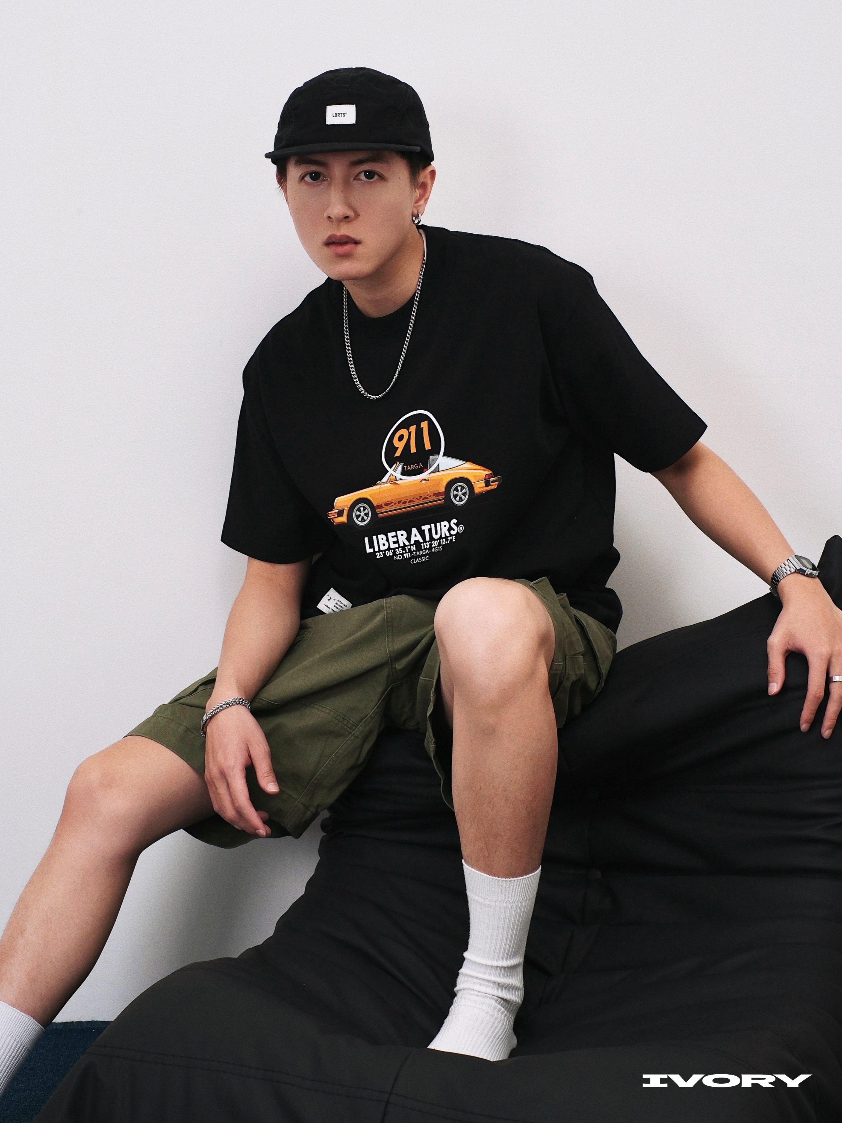 <現貨>IVORY 911 Targa Tee 跑車 圖案 短袖 短T【LD0082NT】