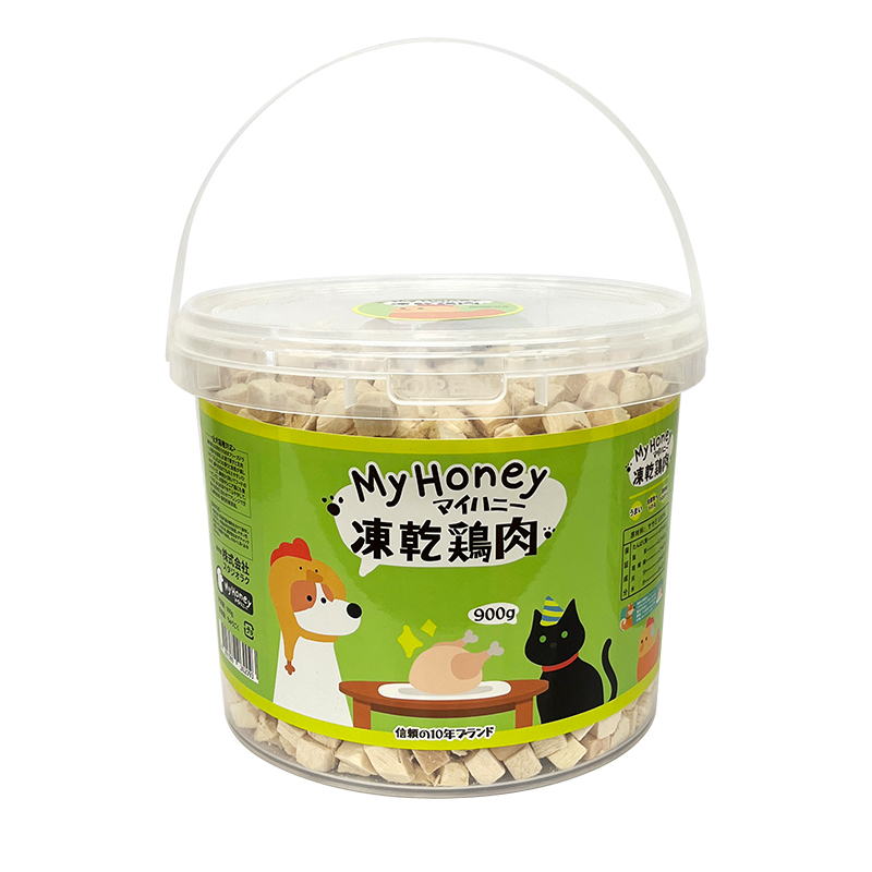 MY HONEY 凍乾雞肉粒桶裝 900g