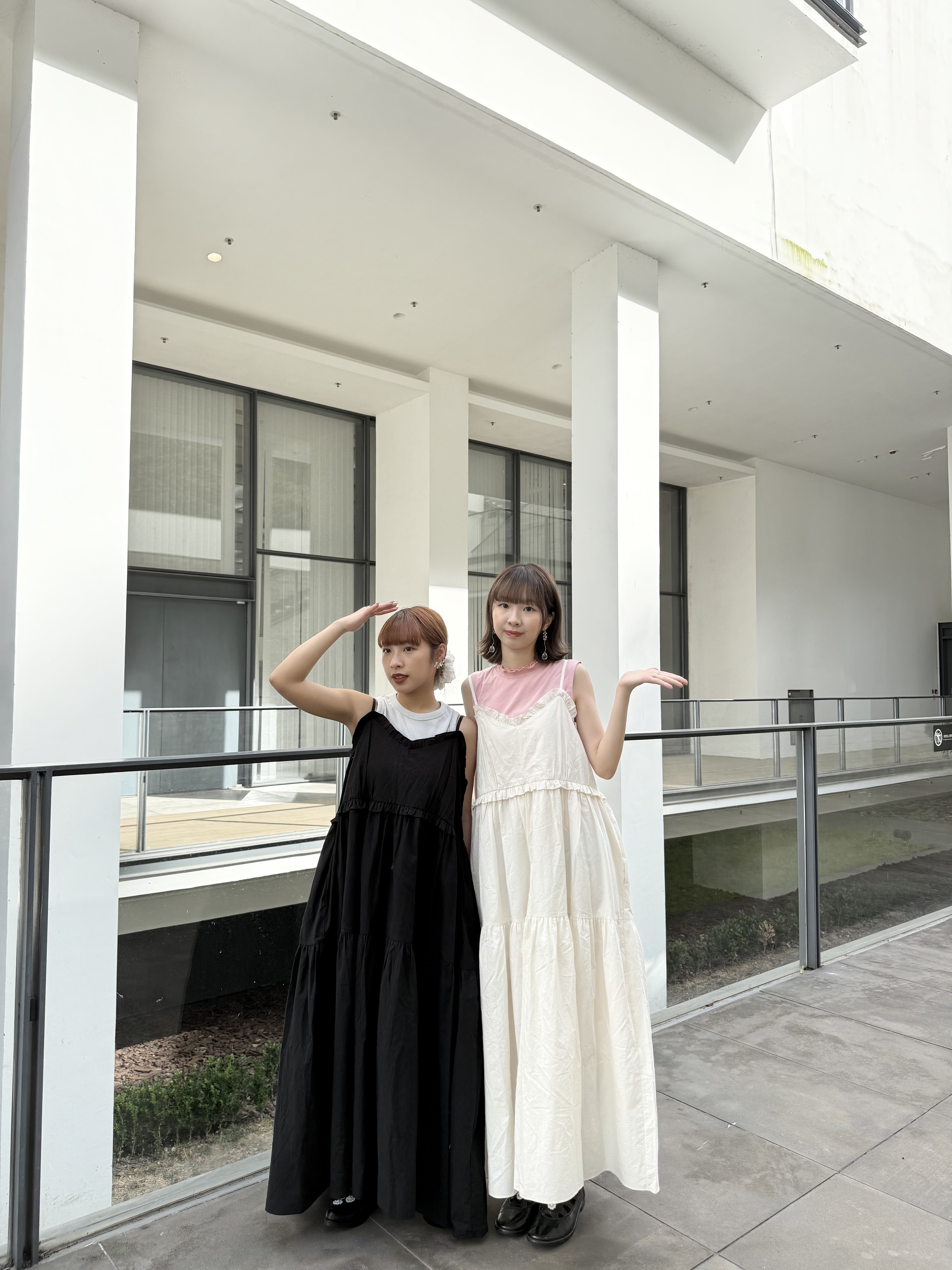 [兩色入]RUFFLE 吊帶三層式OPS(Black)