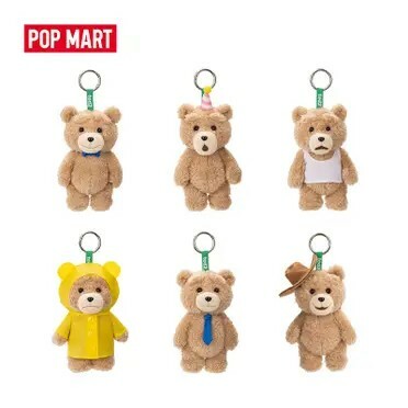 POP MART 泡泡瑪特 TED2 泰迪熊 可動毛絨 掛件 玩偶 盲盒 PPMT077-2024