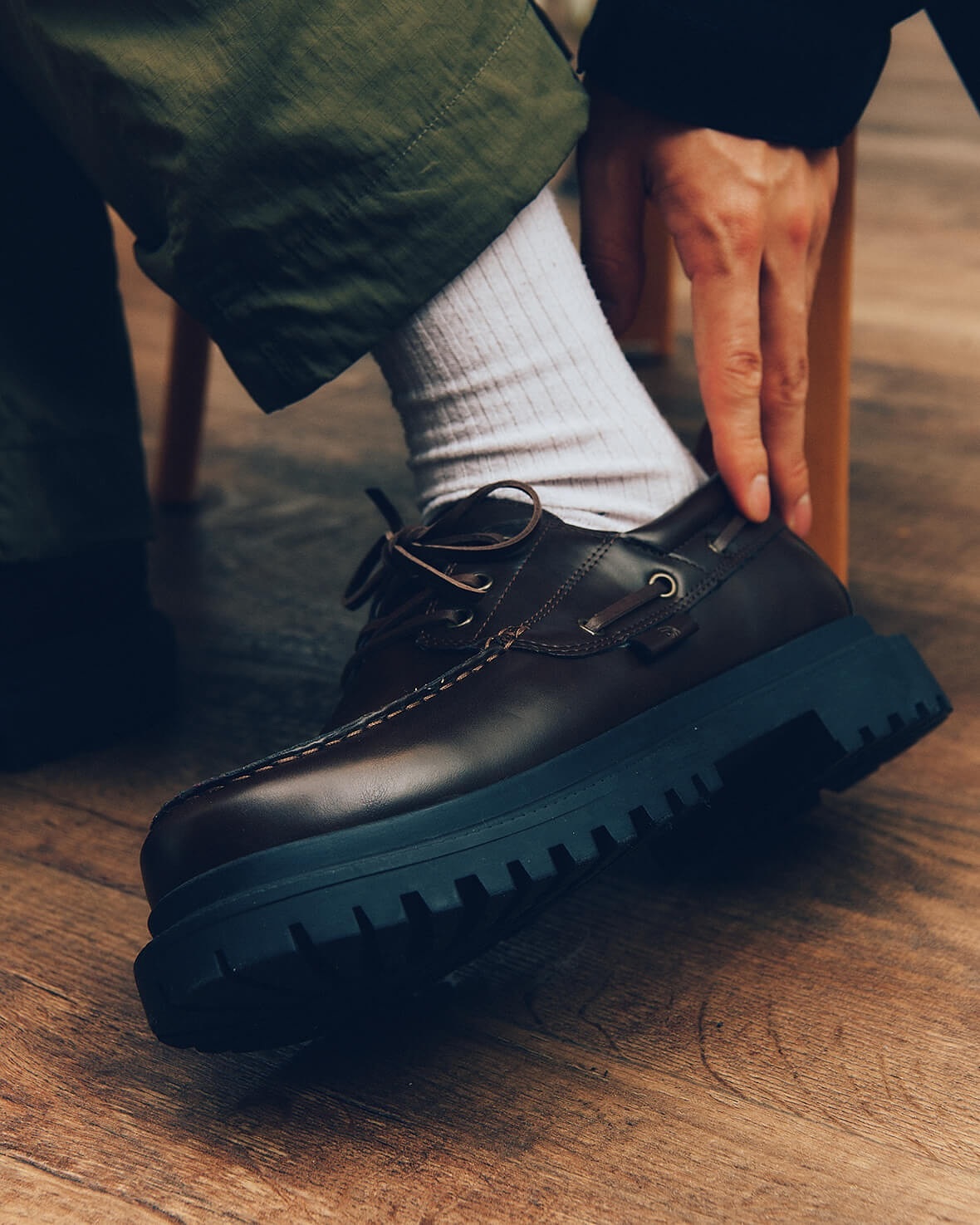 【代購】GU x UNDERCOVER Boat Shoes 厚底 帆船鞋