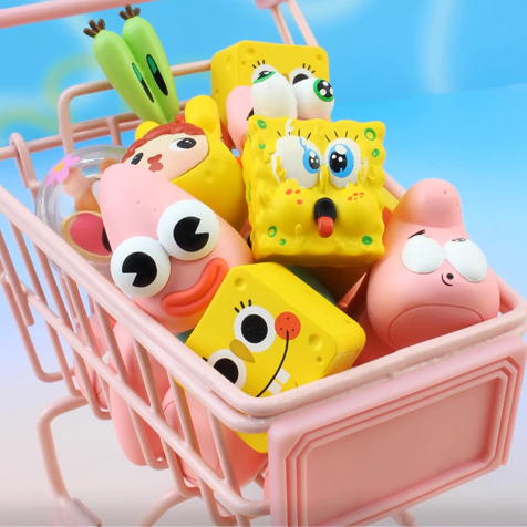 海綿寶寶卡通形象產品-25周年紀念版萌粒系列(隨機一包)