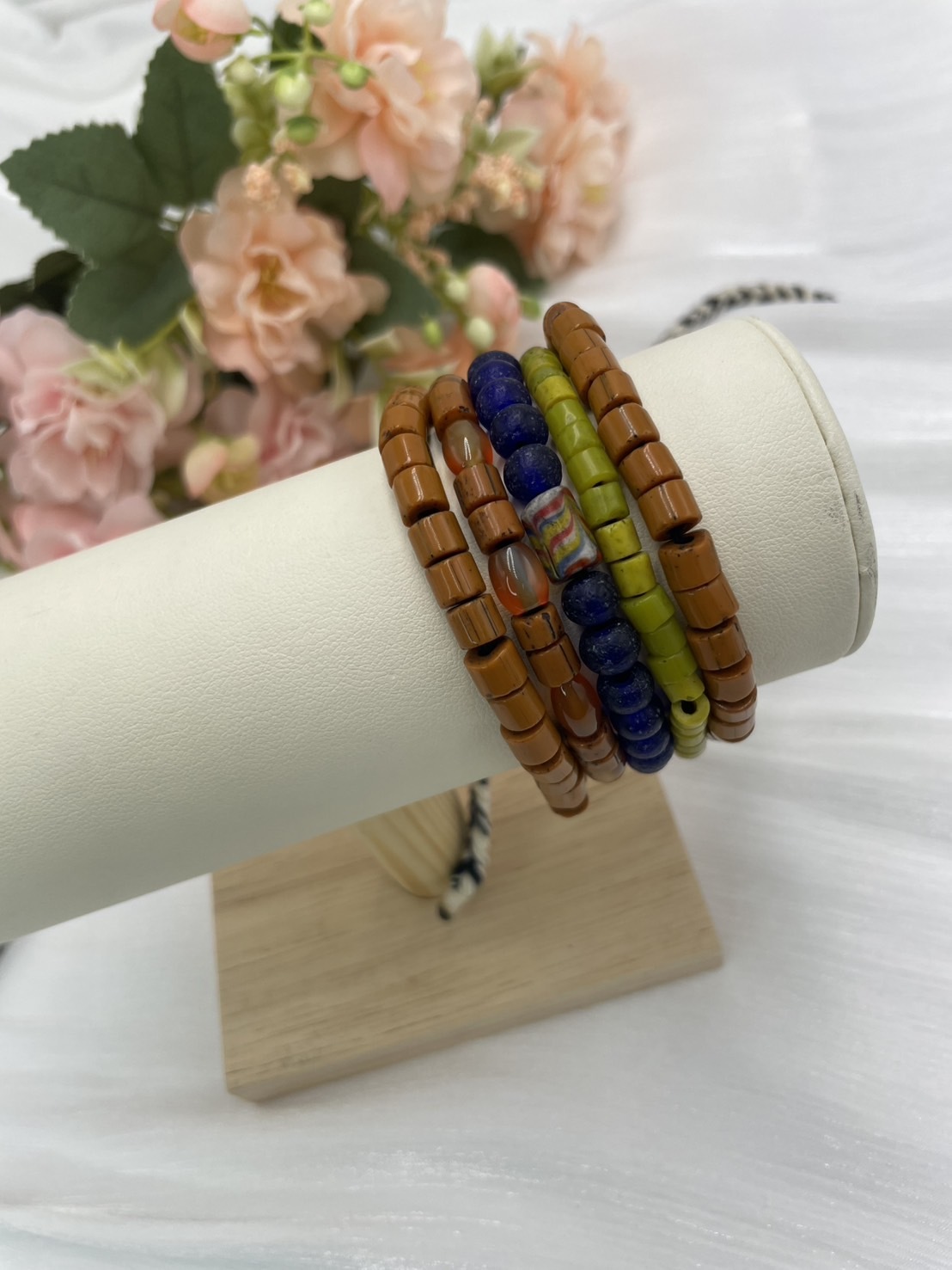 No.97 貿易老珠手鍊15.5cm