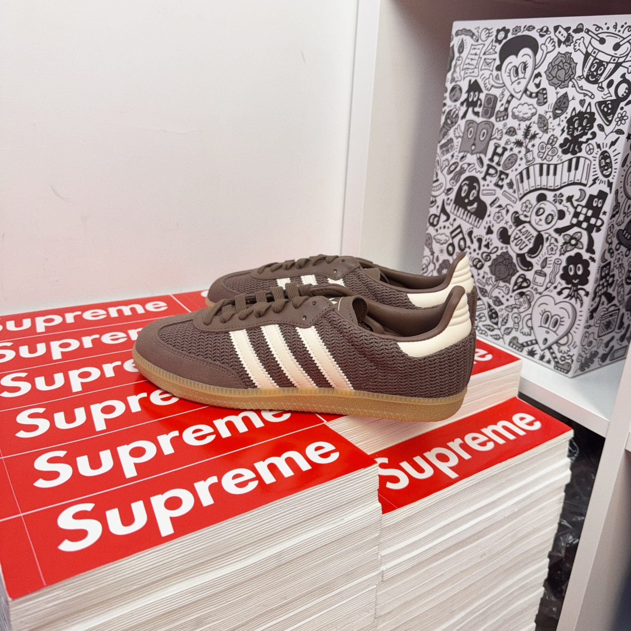 Adidas Originals Samba OG 日本新款 巧克力奶油 可可色 摩卡色 編織 森巴 復古鞋 JI3184