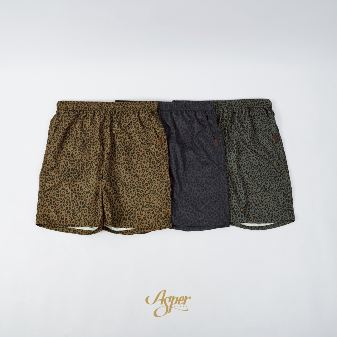 SBG 豹紋寬鬆短褲 SB378